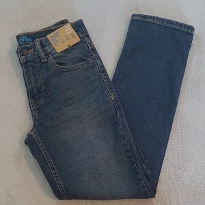 Thereabouts Boys Jeans 12 Slim Straight Leg Denim Stretch Mid Rise Y2K Basic